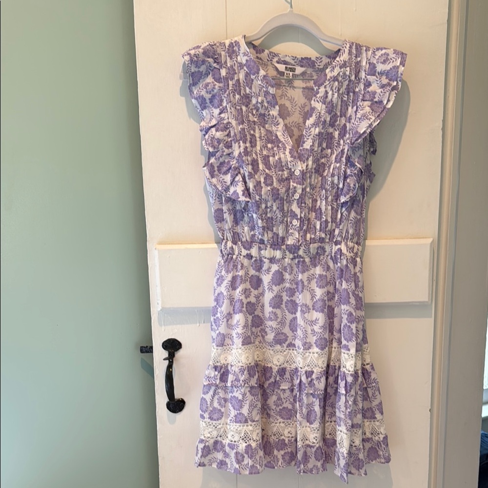 BB Dakota by Steve Madden Purple Floral Mini Dress